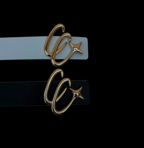 Cc Reversible Belt Gold
