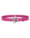Pink Croc Belt