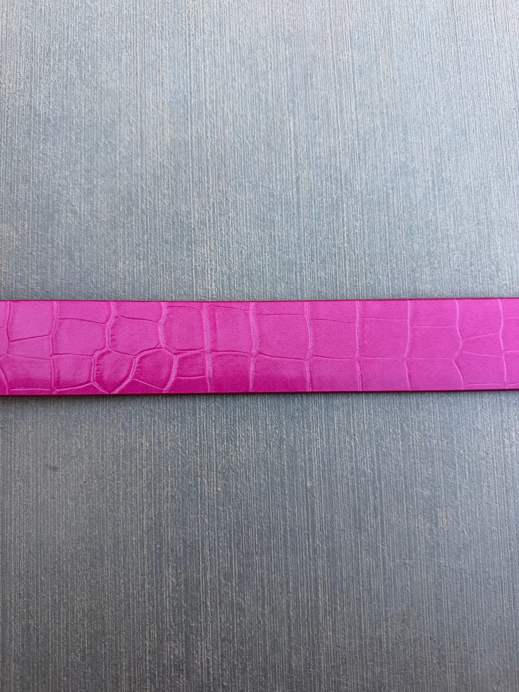 Pink Croc Belt