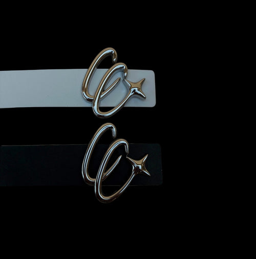 Cc Reversible Belt Silver