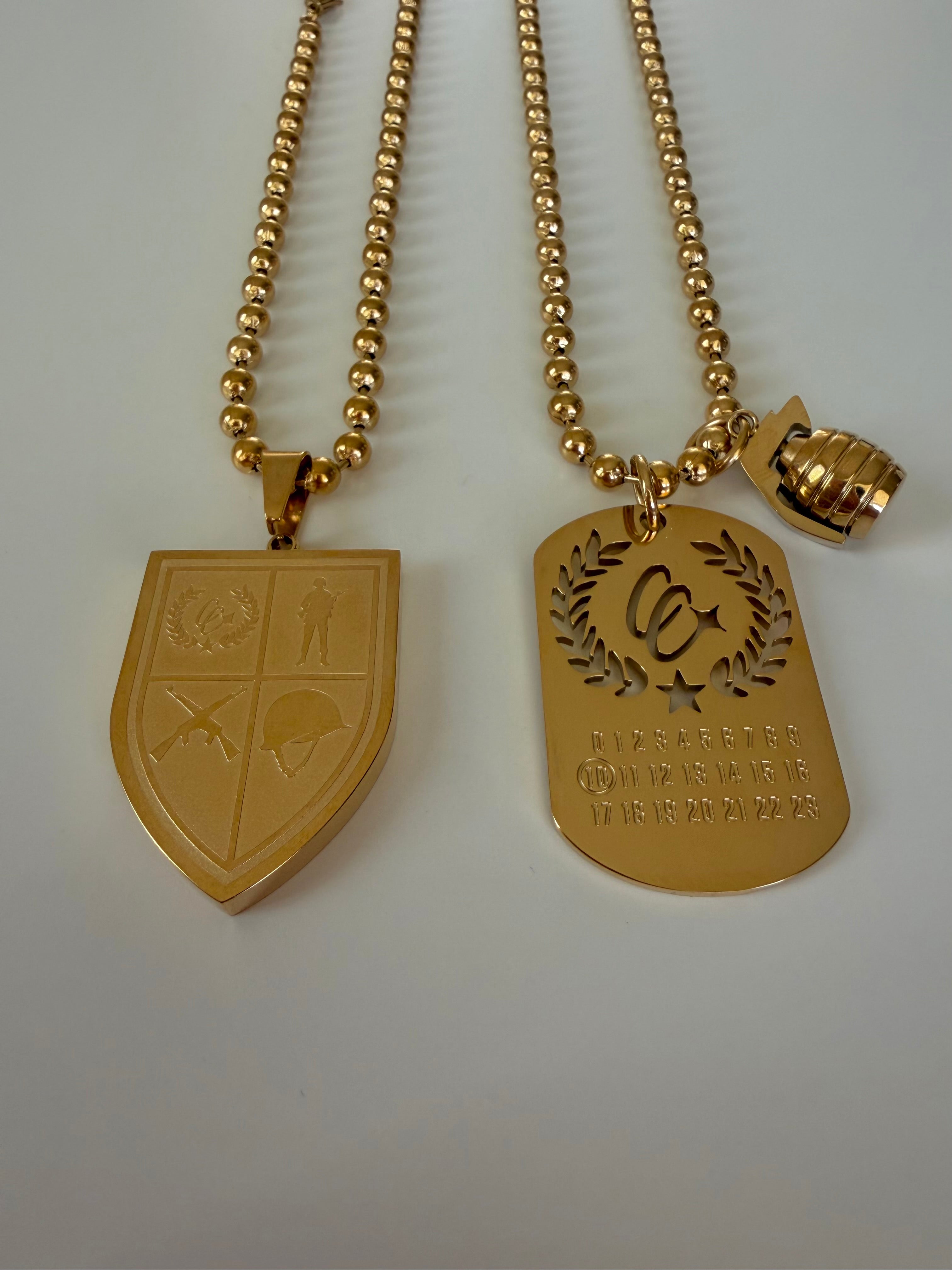 Gold Shield Chain