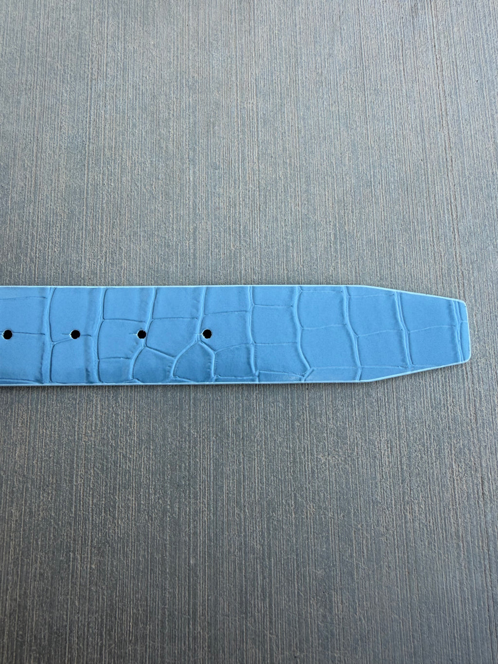 Blue Croc Belt