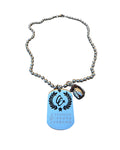 Silver Dog Tag Chain
