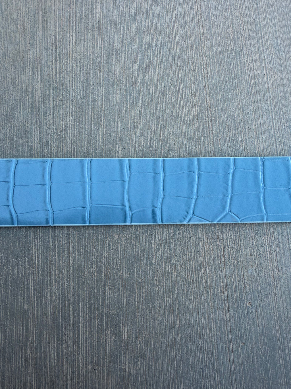 Blue Croc Belt