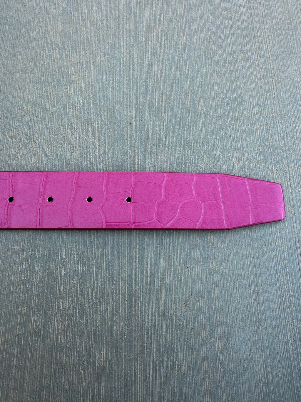 Pink Croc Belt