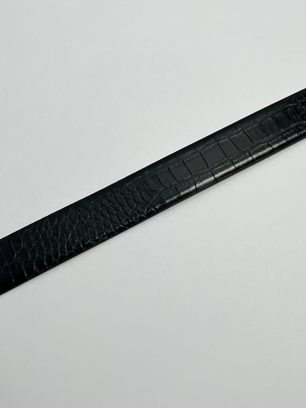 Black Croc Belt ( PRE-ORDER )