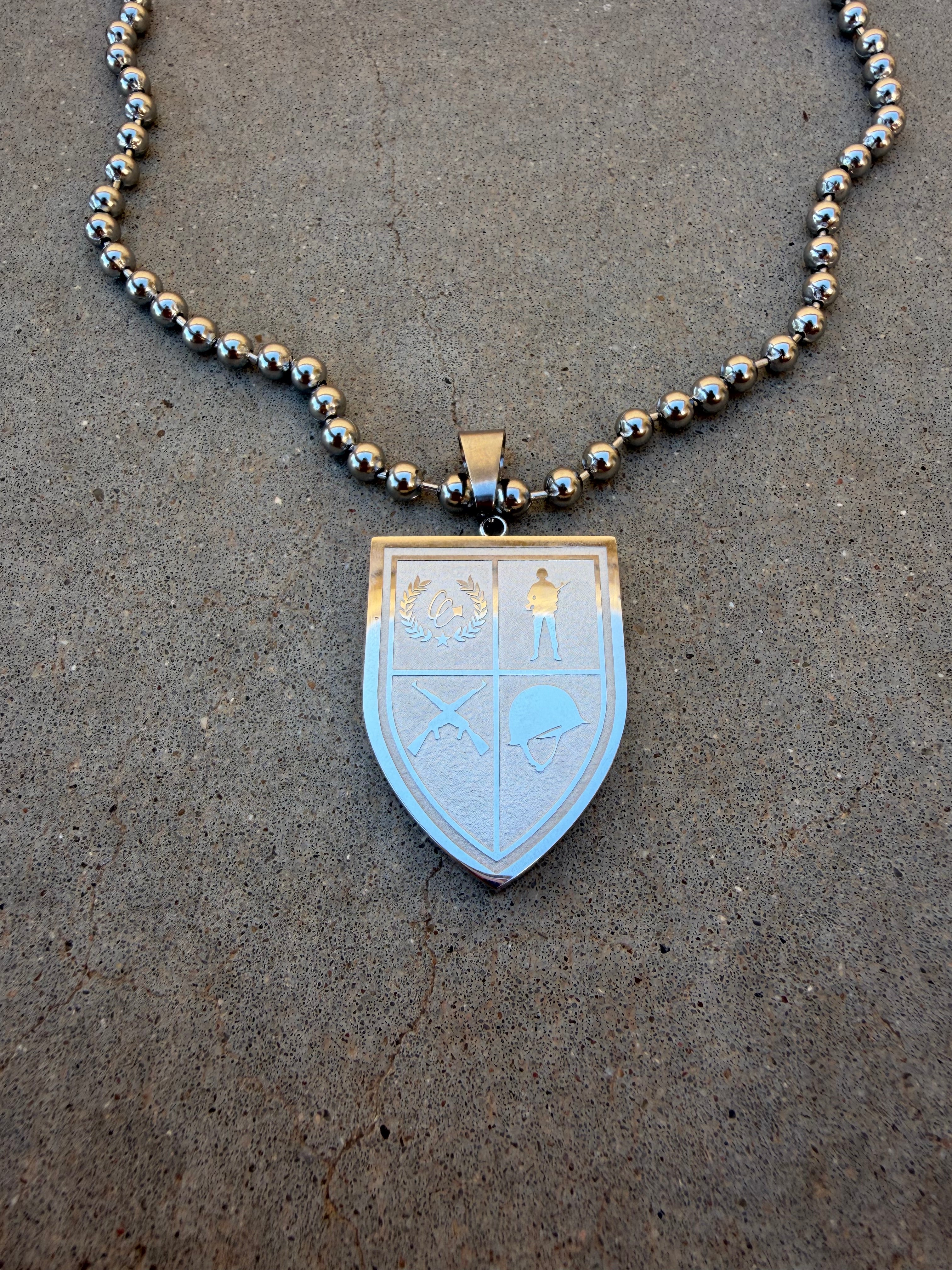 Silver Shield Chain