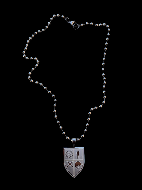 Cc Shield Chain Silver
