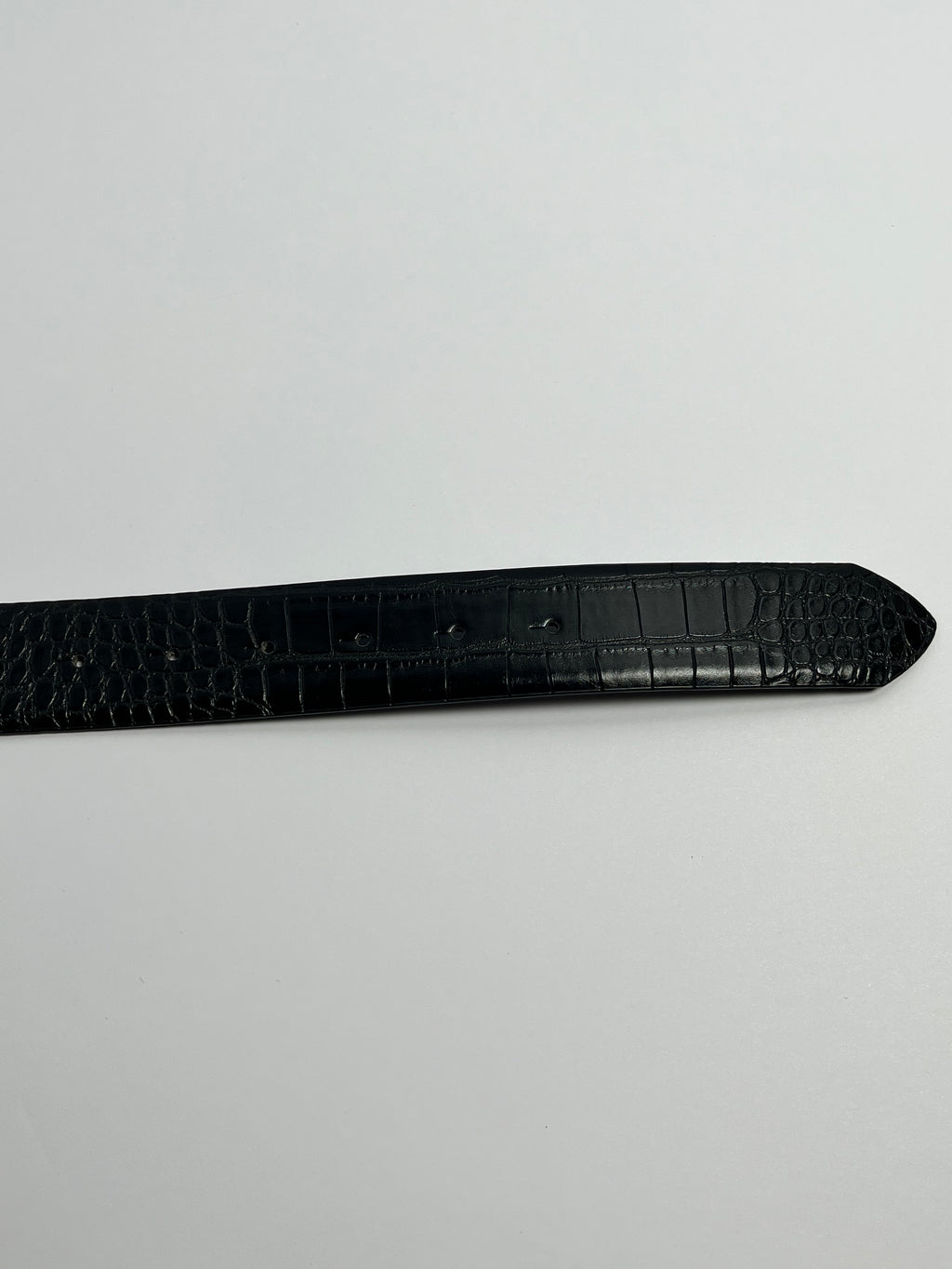 Black Croc Belt ( PRE-ORDER )