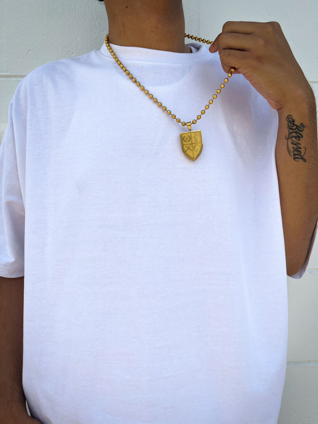 Gold Shield Chain