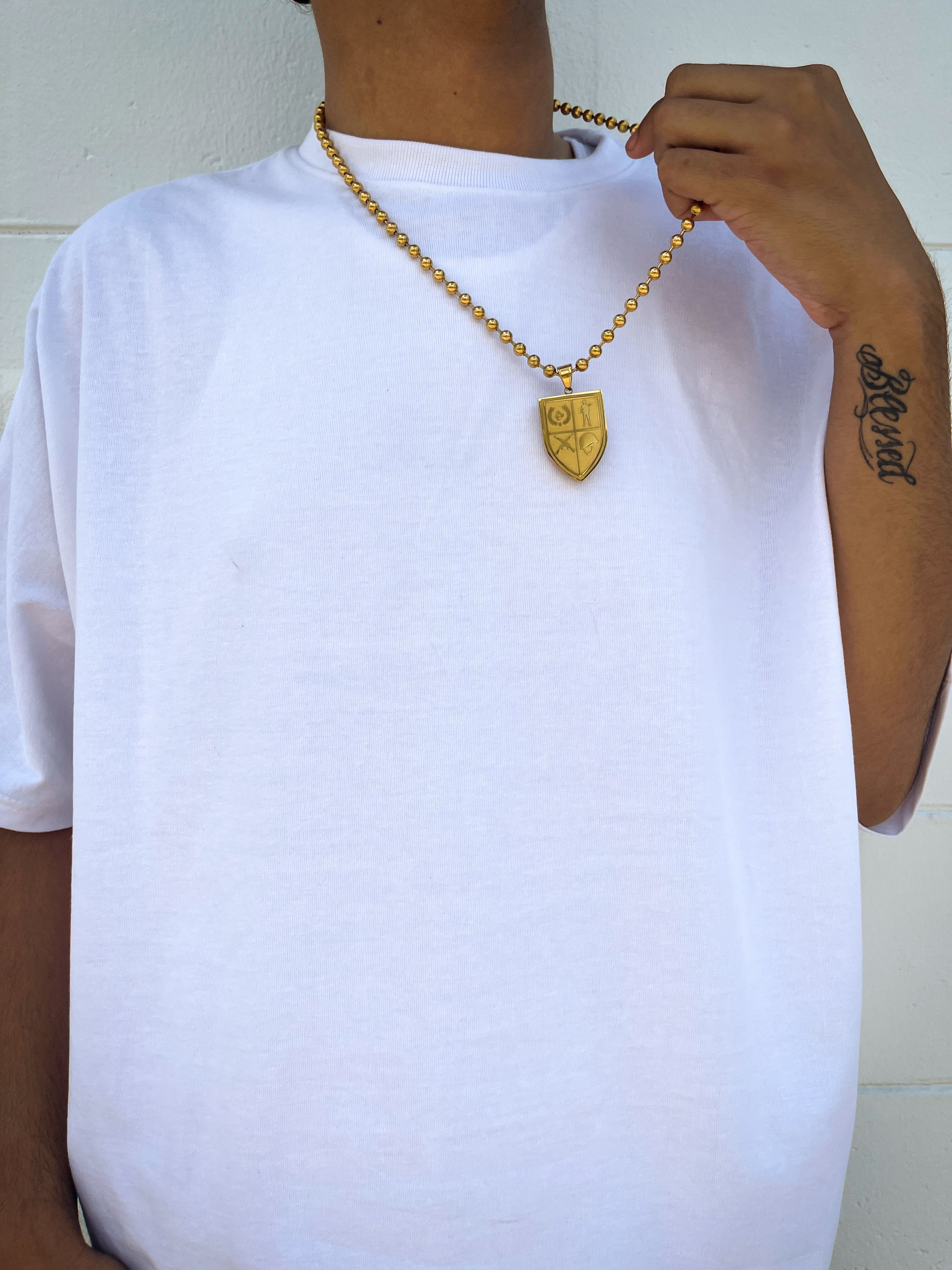 Gold Shield Chain