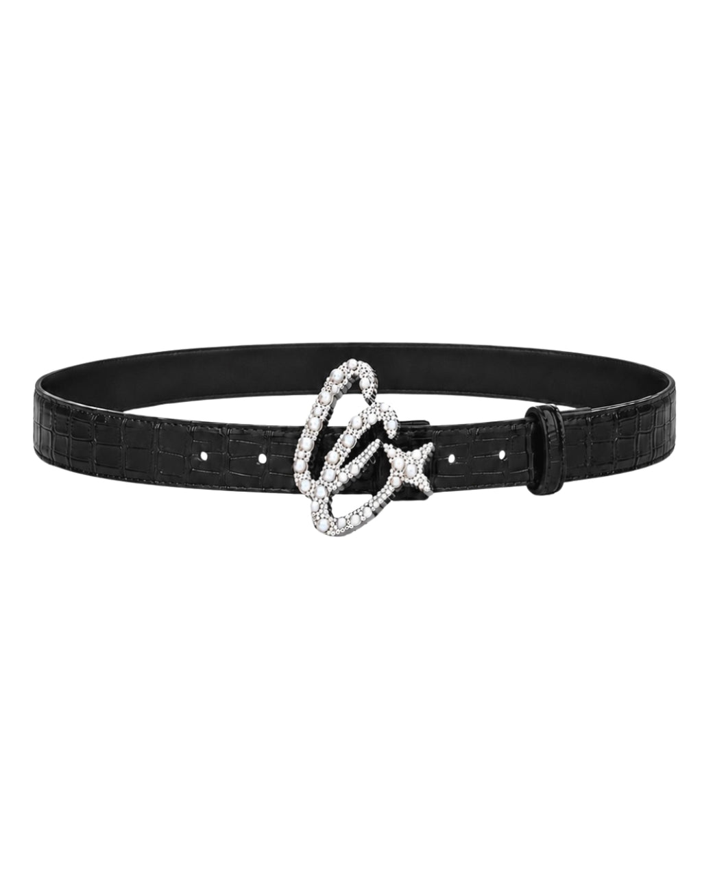 Black Croc Belt ( PRE-ORDER )