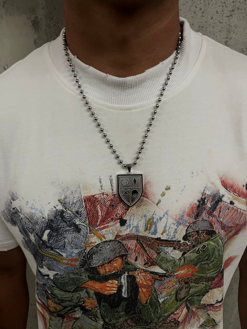 Silver Shield Chain